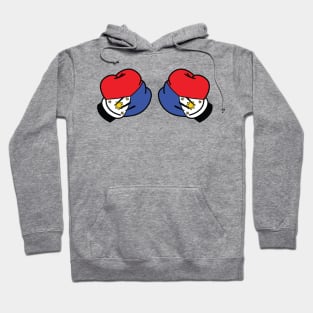 Mickey Filipino Flag Boxing Gloves by AiReal Apparel Hoodie